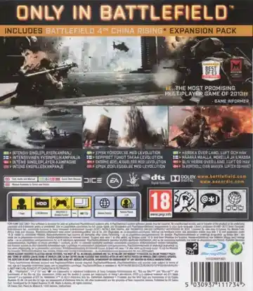 Battlefield 4 (USA) (Beta) box cover back